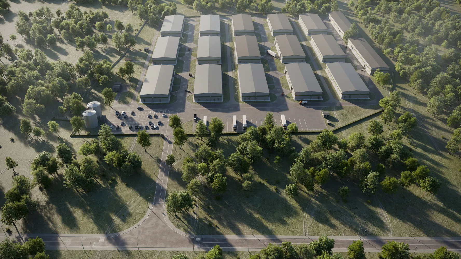 Динамика строительства Парка Лето: февраль